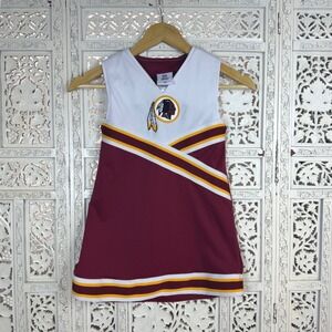 Washington Redskins Commanders NFL Team Apparel Kids Cheerleading Outfit Sz S